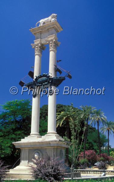 espagne andalousie 32.jpg - Monument Christophe ColombJardin de Catalina de RiberaSéville (Sevilla)AndalousieEspagne